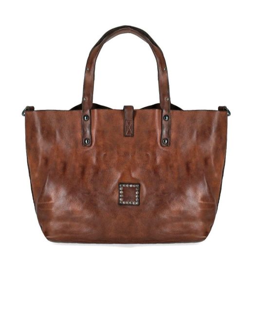 Campomaggi Bella Di Notte Cognac Shopping Bag in Brown | Lyst