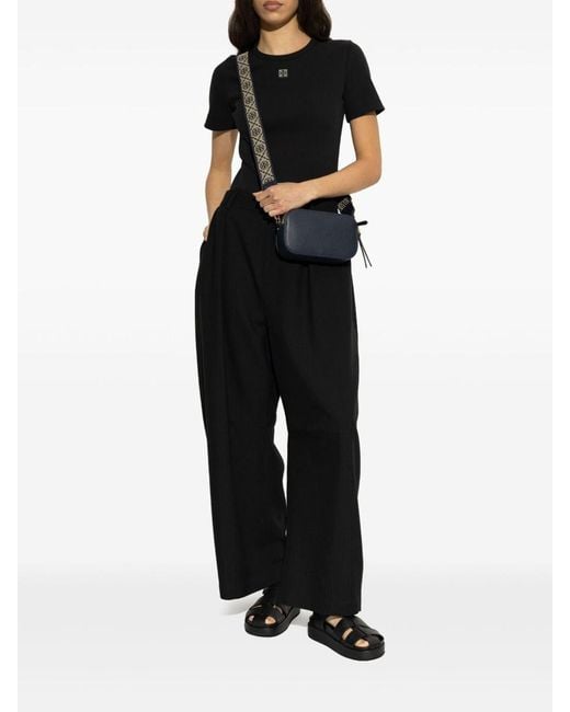Tory Burch Black Kira Fisherman Sport Leather Sandals
