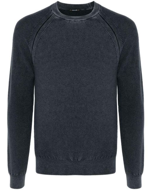 Jacob Cohen Blue Cashmere Crewneck Sweater for men