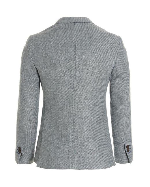 Maurizio Miri Gray 'Keanu' Blazer Jacket for men