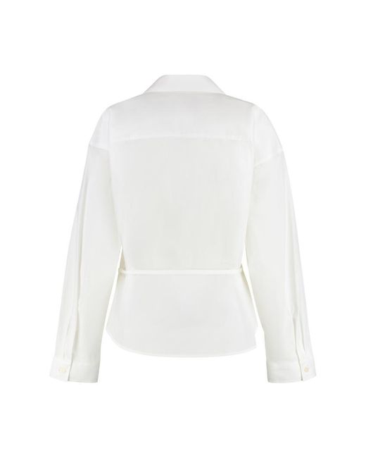 DIESEL White C-Delphi Cotton Shirt