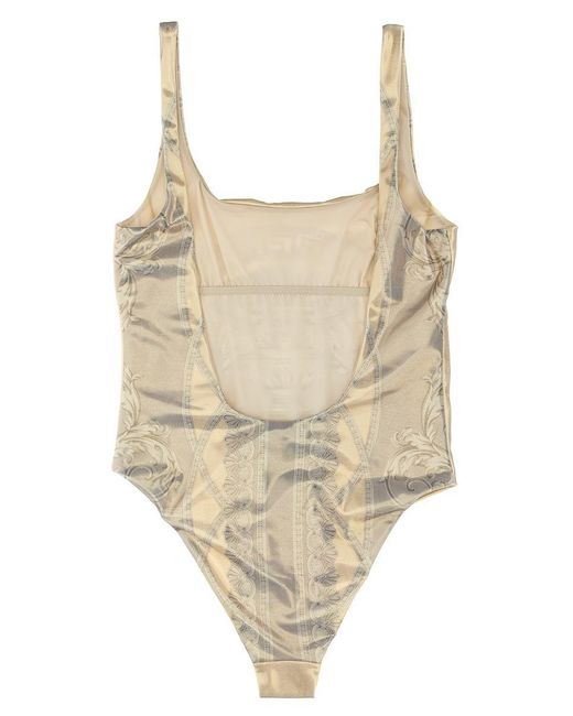 Versace Natural 'La Coupe Des Dieux' Swimsuit