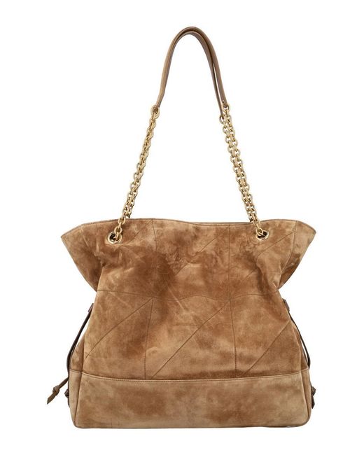 Saint Laurent Brown Jamie Shopping Bag