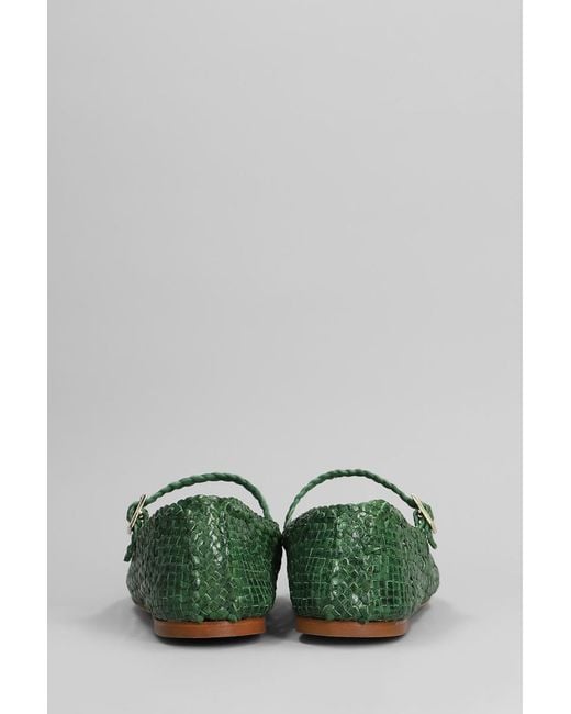 Fabio Rusconi Green Ballet Flats