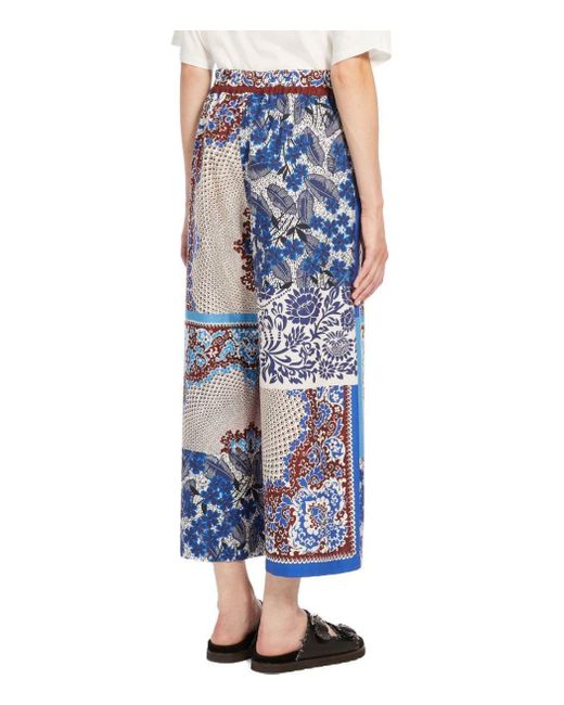 Weekend by Maxmara Blue West Trousers