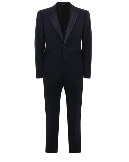 Emporio Armani Black Tuxedo Suit for men