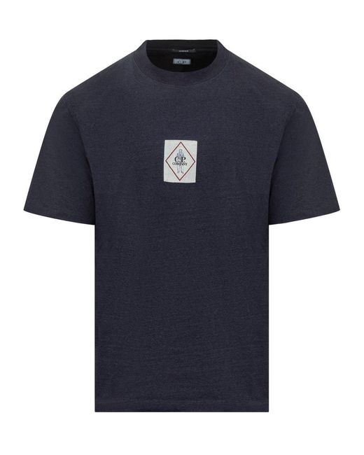 C P Company Blue T-Shirt for men