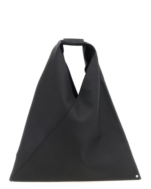 MM6 by Maison Martin Margiela Black 'Japanese' Medium Handbag