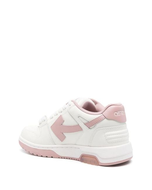 Off-White c/o Virgil Abloh Pink Out Of Office Sneakers