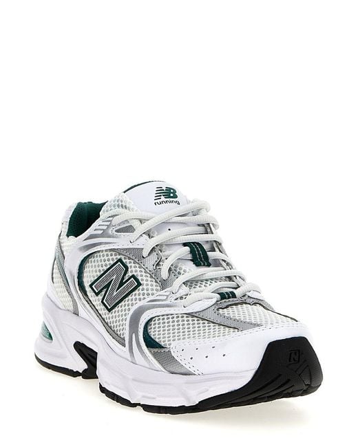 New Balance White '530' Sneakers