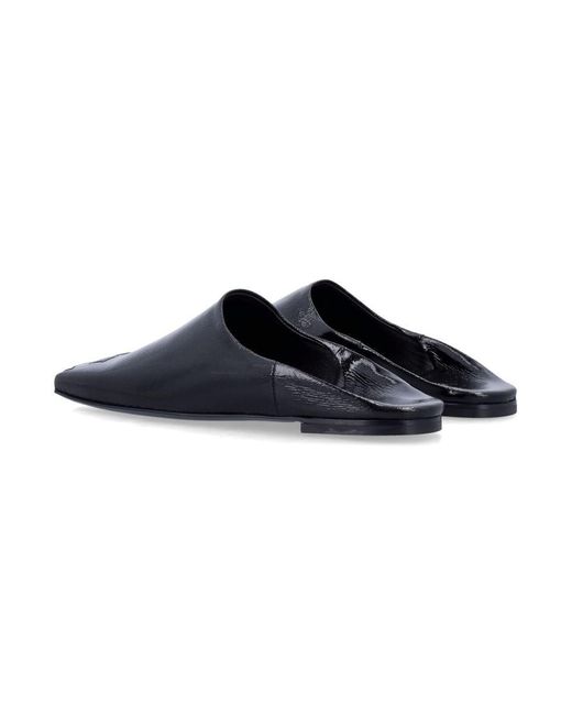 Courreges Blue Heritage Shadow Mules