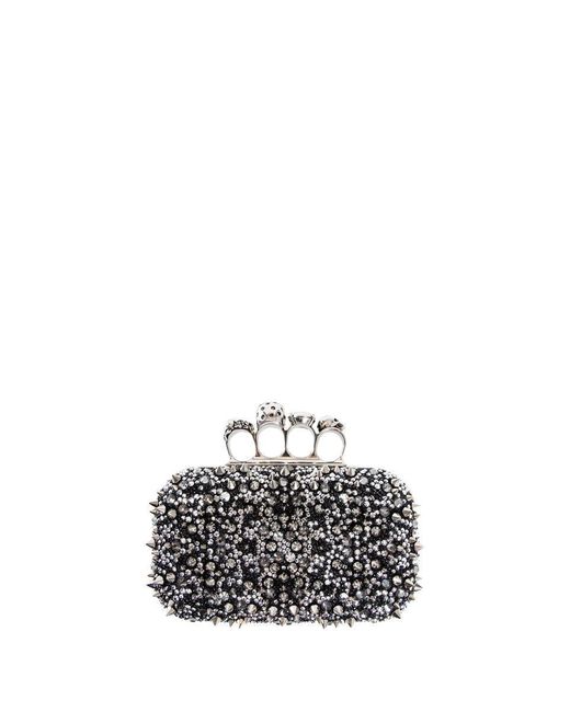 Alexander McQueen Black Clutches & Pouches
