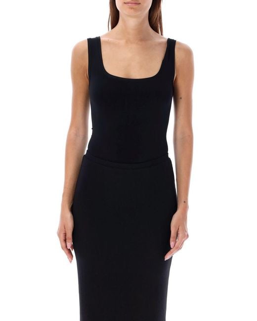 ÉTERNE Black Tank Bodysuit