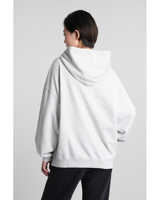 Anine Bing White Harvey Sweatshirt