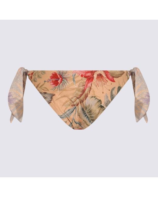 Zimmermann Natural Slip Beachwear