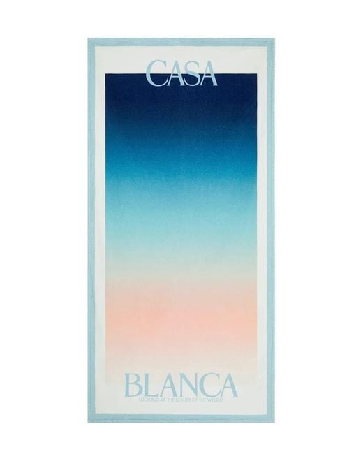 Casablanca Blue Beach Towel for men