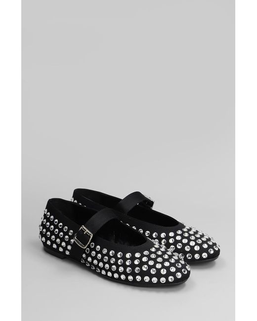 GISÉL MOIRÉ White Ballet Flats