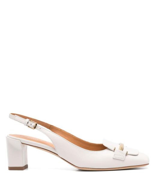 Tod's Pink Cuoio T Slingback