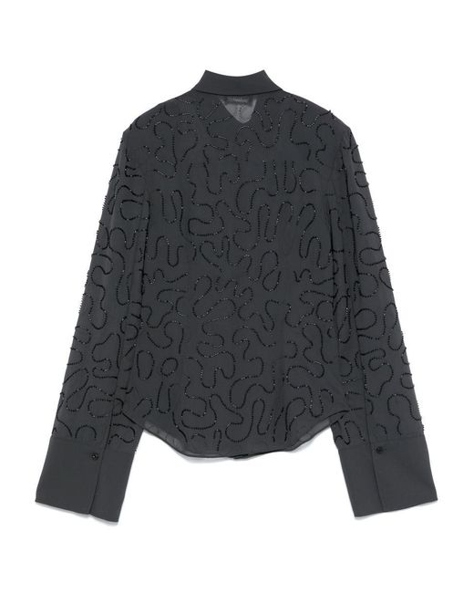 ROTATE BIRGER CHRISTENSEN Blue Rotate Birgerchristensen Shirts