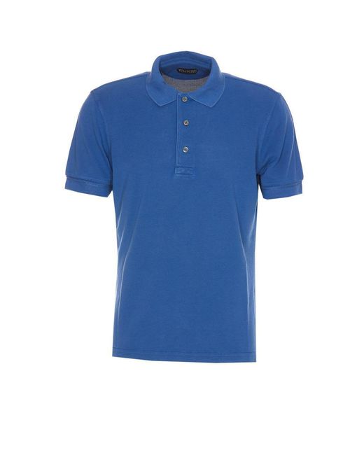 Tom Ford Blue T-Shirts And Polos for men