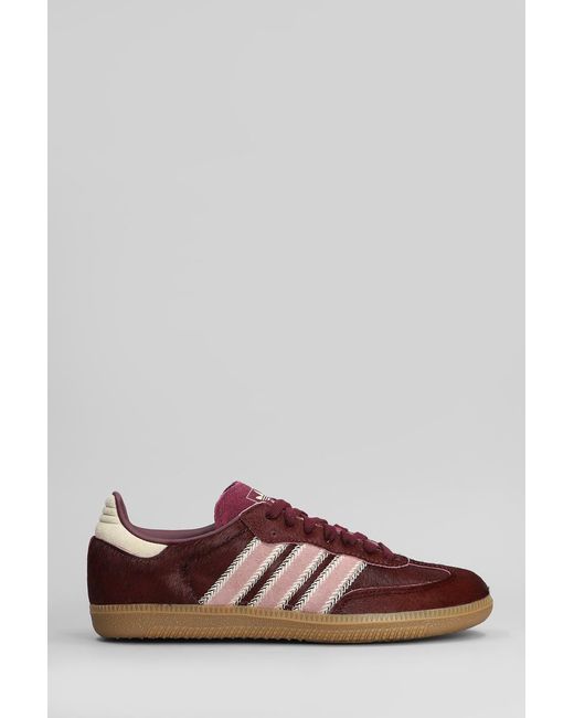 Adidas Brown Samba Og Sneakers