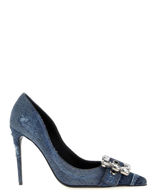 Dolce & Gabbana Blue 'Lollo' Pumps