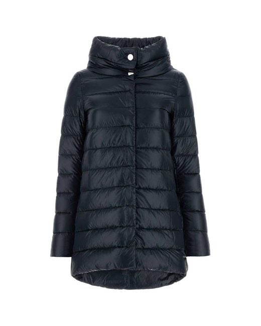 Herno Blue Amelia Midi Down Jacket