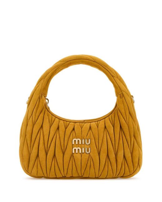 Miu Miu Metallic Handbags