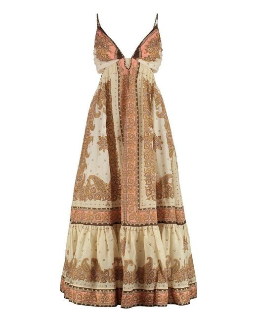 Zimmermann Natural Maxine Ramie Dress