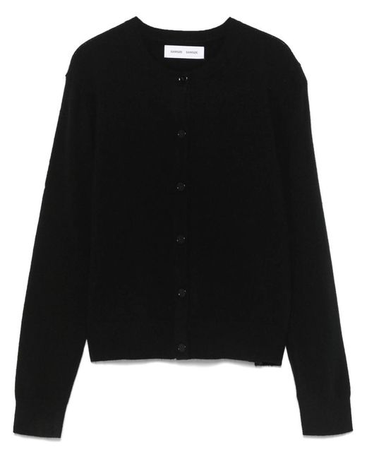 Samsøe & Samsøe Black Saboston Cardigan