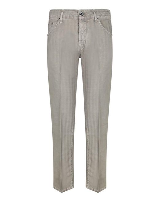 Jacob Cohen Gray Trousers for men