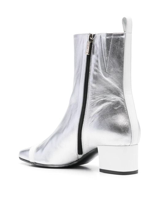 CAREL PARIS White Audrey 25 Anckle Boots Shoes