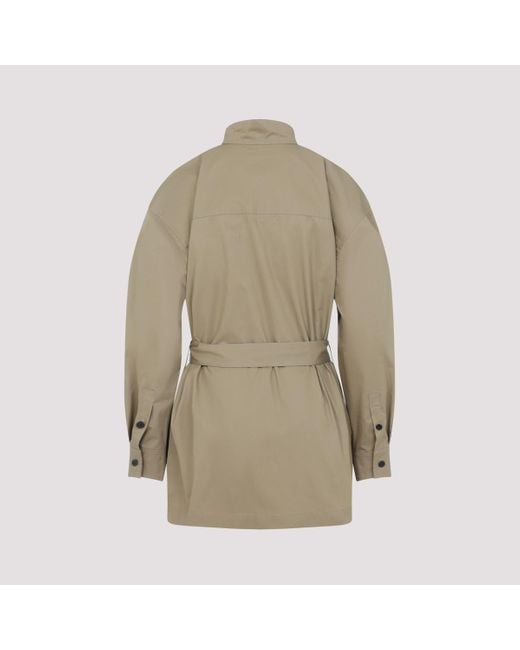 Saint Laurent Natural Elegant Mini Shirt For