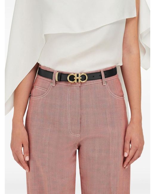 Ferragamo Natural Luxurious Leather Belt For
