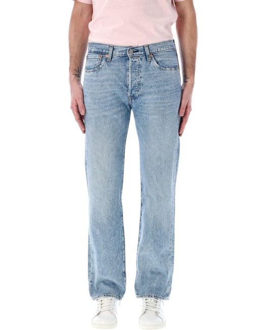 Levi's Blue 501 Original Jeans for men