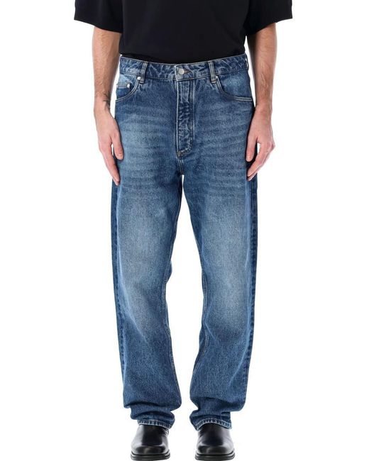 Studio Nicholson Blue Classic Denim Pant for men