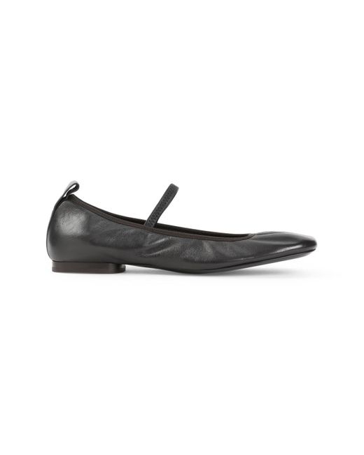 Lemaire Black Square Flat Ballerinas