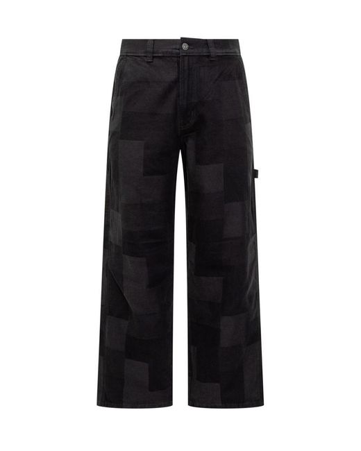 Dickies Black Carpenter Jacquard Pants for men