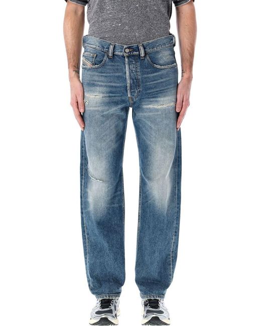 DIESEL Blue 2010 D-Macs Destroyed Jeans for men
