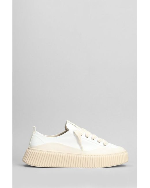 Rhun White Sneakers for men