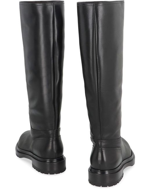 Sergio Rossi Black New Vip Leather Boots