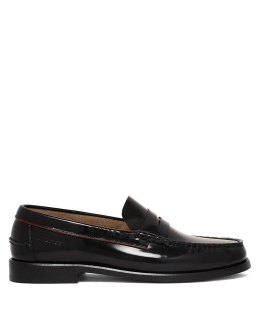 Tommy Hilfiger Black Classic Hilfiger Loafer Shoes for men