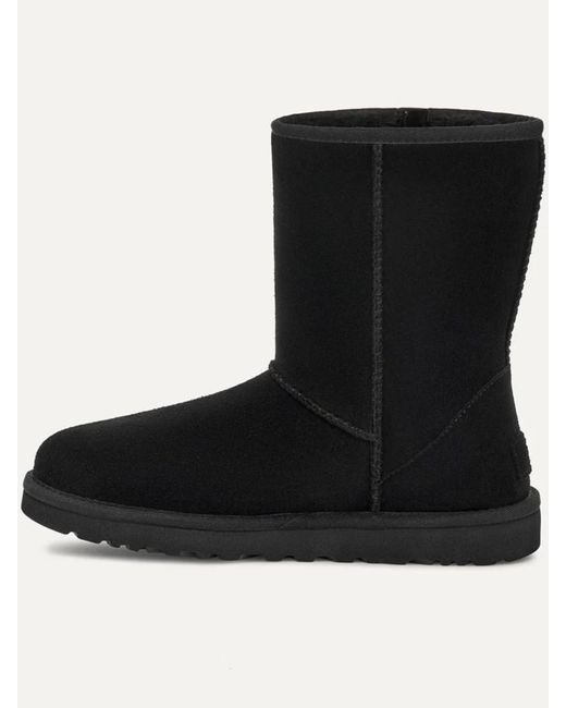 Ugg Black Classic Short Bailey Zip Shoes