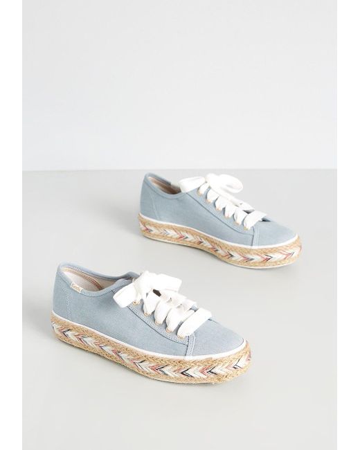 keds triple kick cotton canvas jute