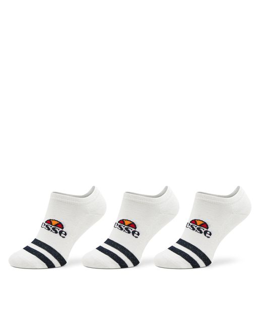 Ellesse 3Er-Set Niedrige Herrensocken Melna Saac0876 Weiß in Metallic für Herren