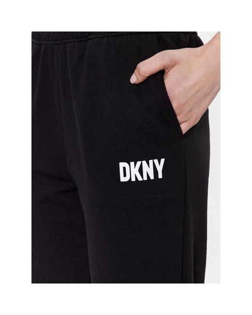 DKNY Black Pyjamahose Yi2822629 Regular Fit