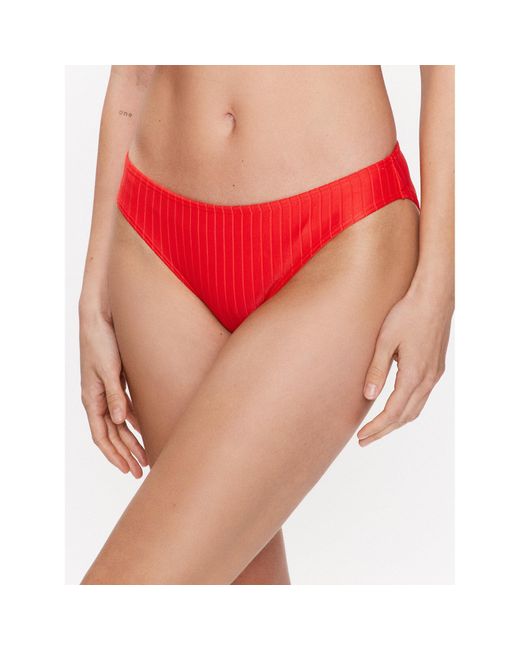 Billabong Red Bikini-Unterteil Lined Up Lowrider Abjx400737