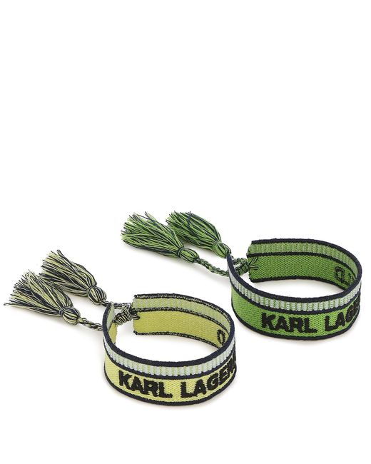 Karl Lagerfeld Green 2Er-Schmuckset Armbänder 231W3961 Multi