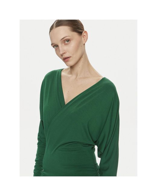 Silvian Heach Green Kleid Für Den Alltag Pga22394Ve Grün Slim Fit