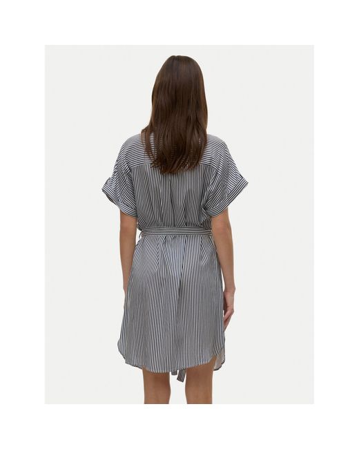 Vero Moda Gray Hemdkleid Bumpy 10325828 Loose Fit